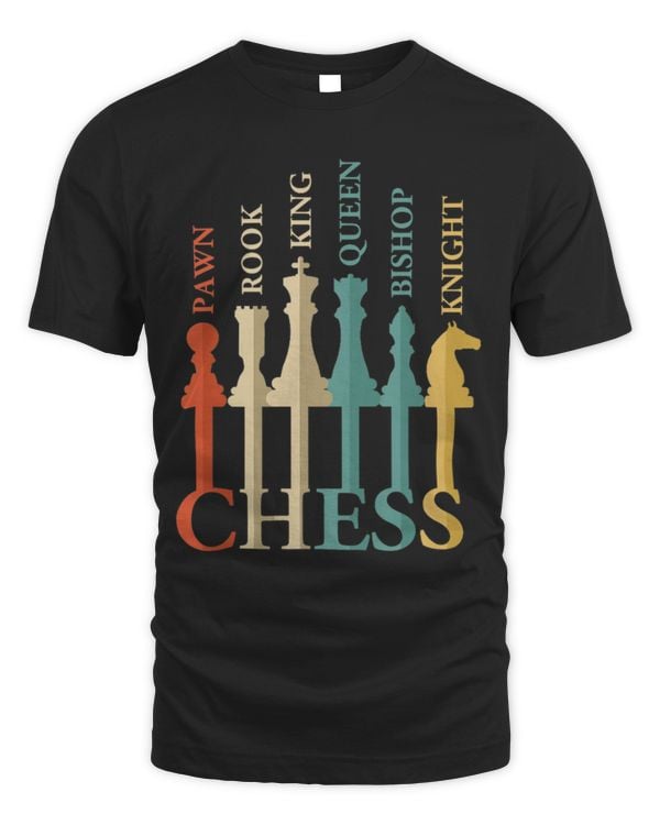 retro chess t-shirts