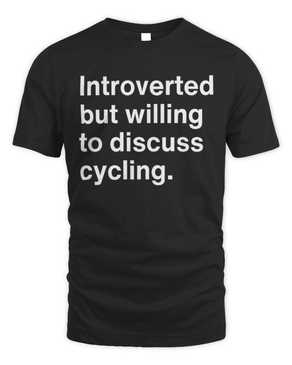introverted but willing to discuss cycling