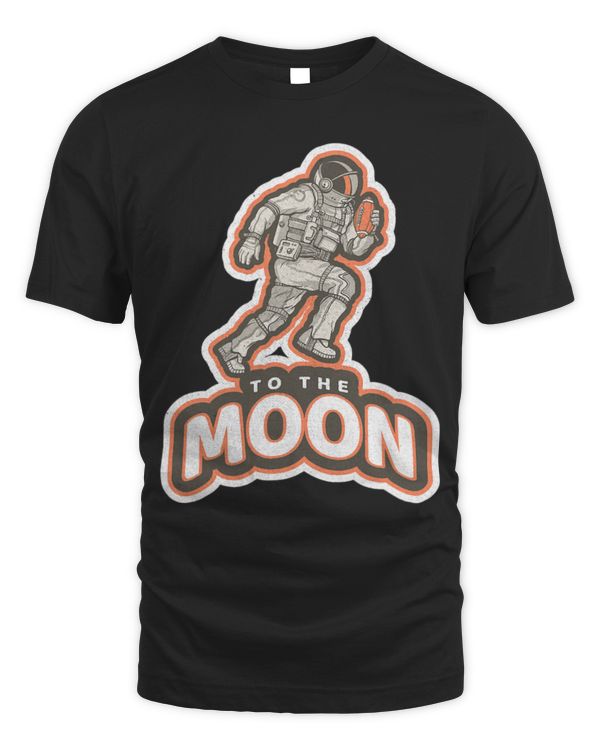 Sport American Football To The Moon Football Funny Stock Investor