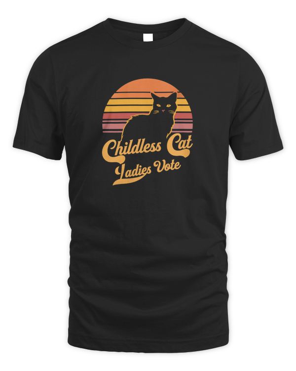 Childless Cat Lady Vote Vintage Democrat Cat Lovers