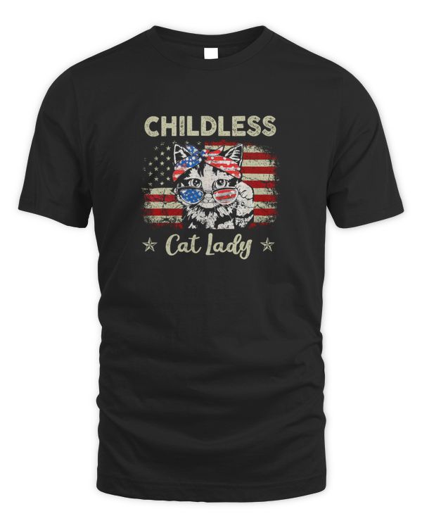 Childless Cat Lady Vote Vintage Democrat Cat Lovers
