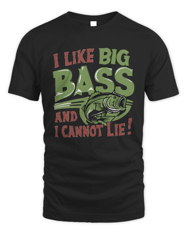 I Like Big Bass And I Cannot Lie Shirt, Funny Fishing Shirt, Fisherman Gift, Reel Fun Shirt, Fishing Enthusiast Shirt, Angler Fish Gift