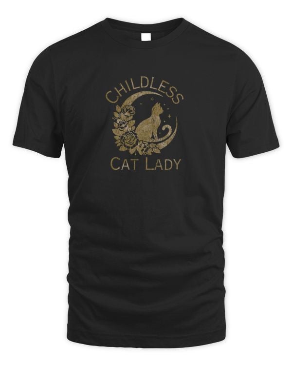 Childless Cat Lady Vintage Democrat Cat Lovers