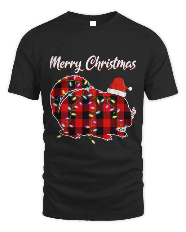 Chinchilla Mammal Xmas Lights Santa Ugly Christmas Sweater