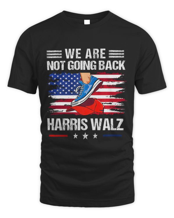 SH230 Stepping On Red Hat We're Not Going Back Harris Waltz Premium T-Shirt