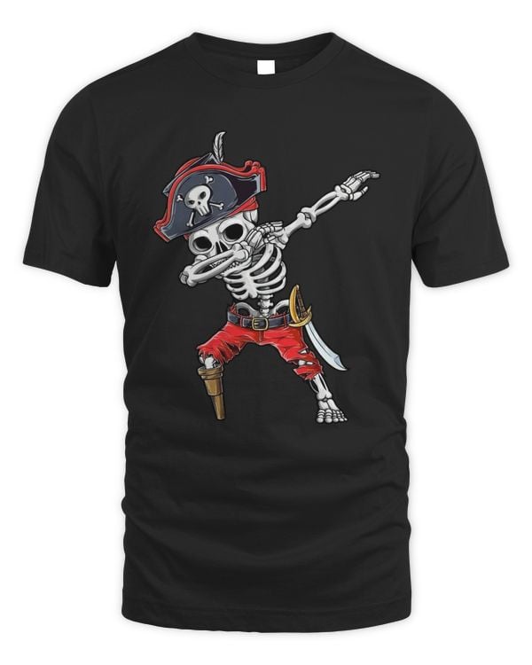 Dabbing Skeleton Pirate
