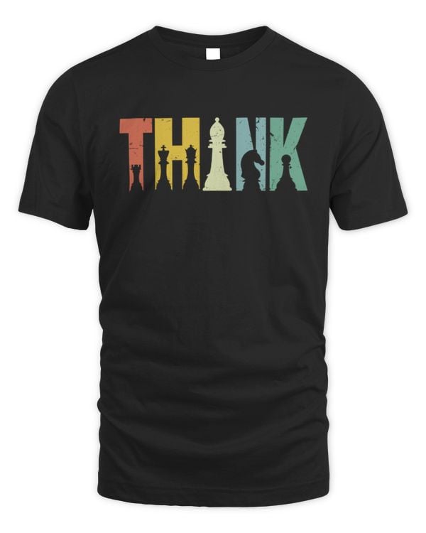 Think Chess Shirt, Chess Shirt, Chess Lover Shirt, Gift for Chess Player