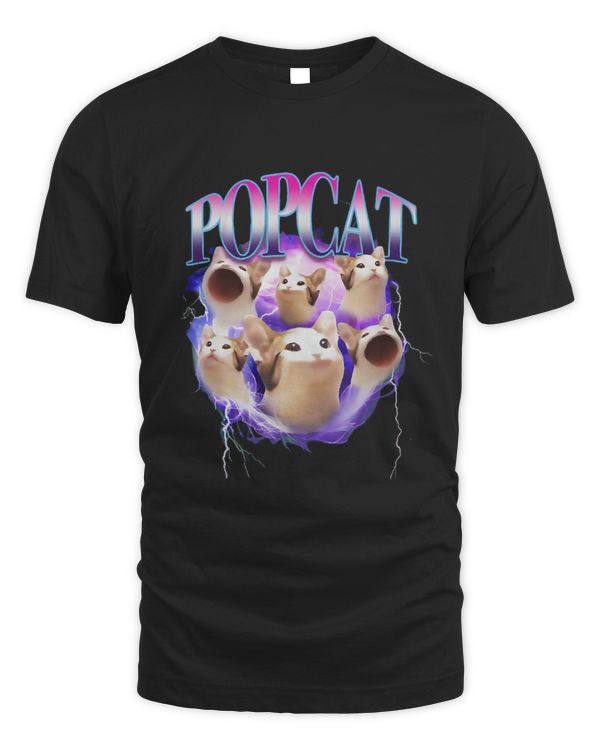 Popcat Cute Cat Popcat Funny Meme Coin For Cat Lover