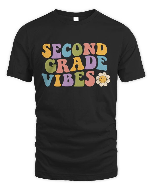 Retro Groovy 2nd Grade Teacher Back To School Second Grade
