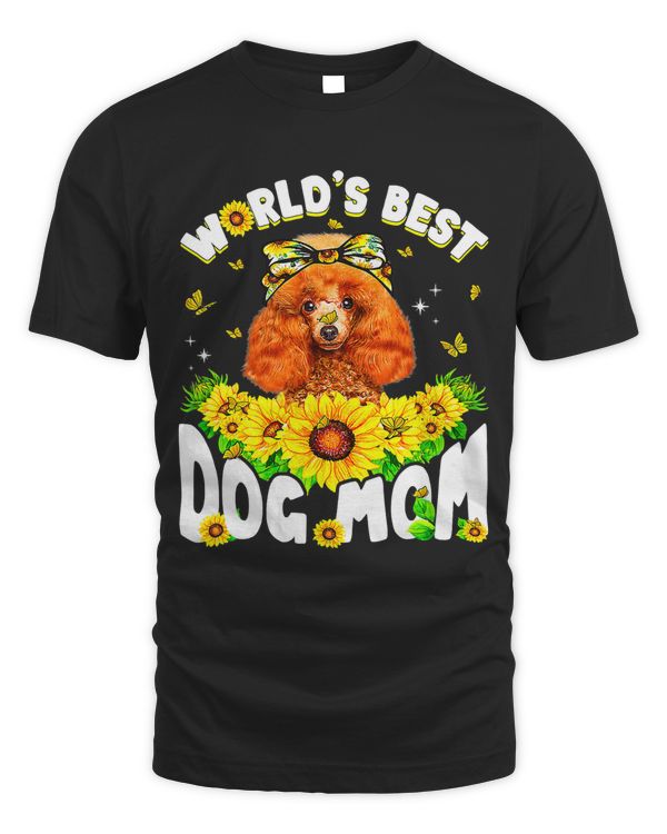 womens worlds best poodle dog mommors day