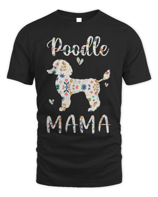 Poodle Mama Floral Dog Mom Love