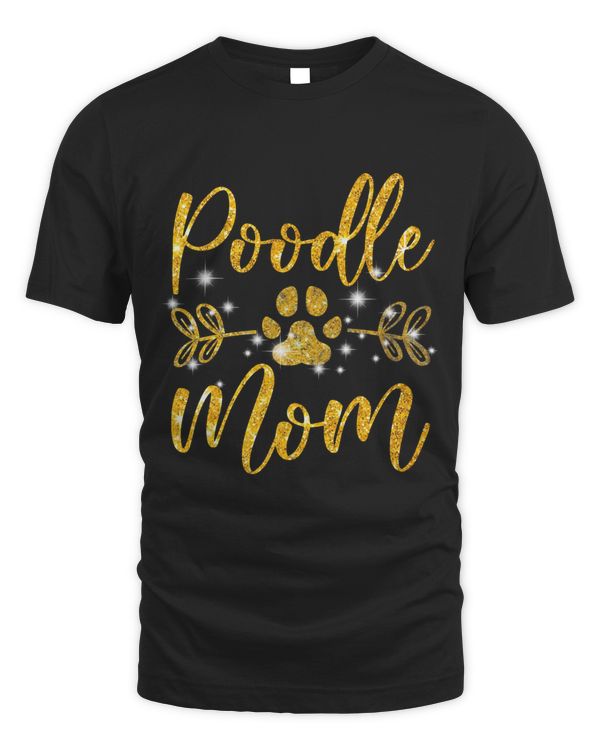 Womens Poodle Mom Poodle Lover Owner Funny Dog Mom Presents