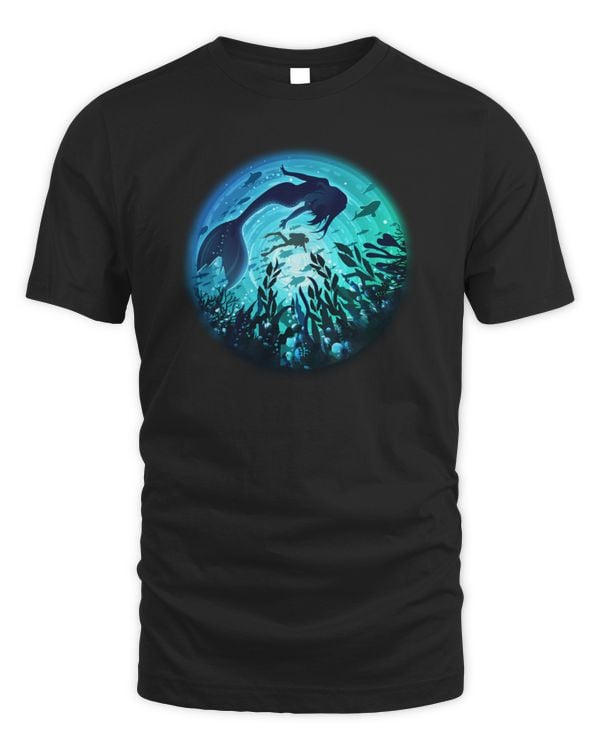 Scuba Diving Mermaid Underwater