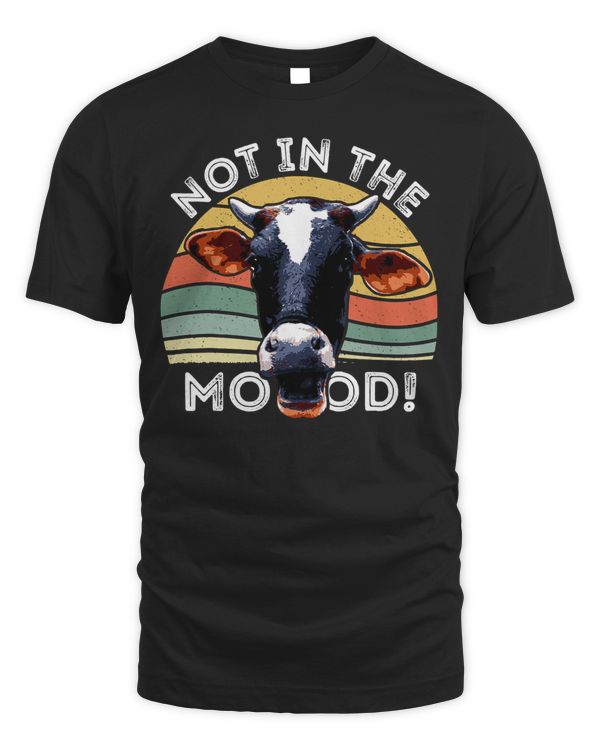 Cow Mooey Not In The Mood Funny Grumpy Cow Pun 83 Cows Heifer Daisy Cattle