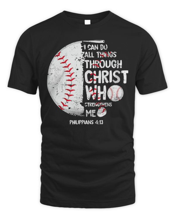 Baseball Coach Christian Philippians 413 I Can Do All Things 47 Baseball