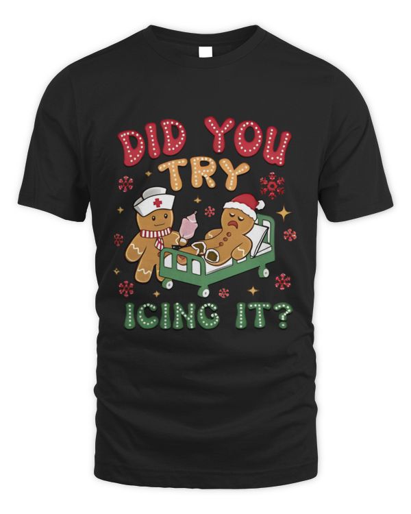 Funny Gingerbread Nurse Christmas