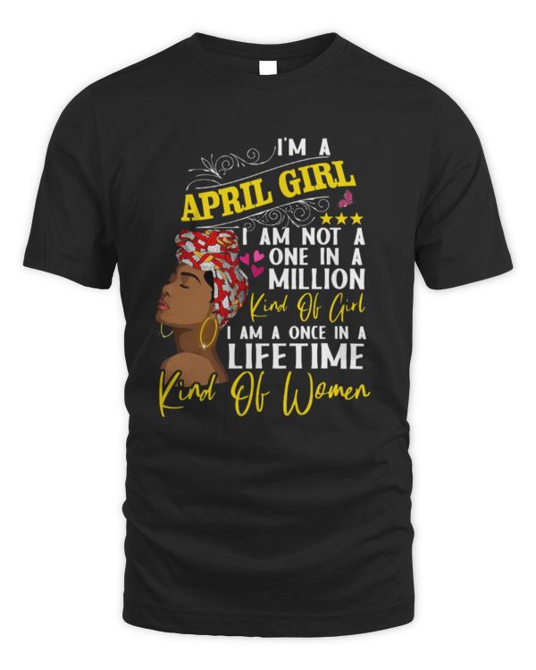Queen Was Born In April Funny January Girl Birthday Women