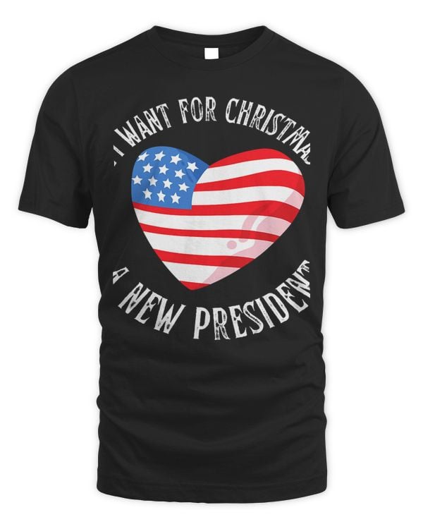 All I Want For Christmas Is A New President Xmas Sweater T-Shirt Copy