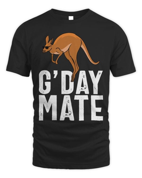 Kangaroo Pet Australia Funny Kangaroo Tee Gday Mate