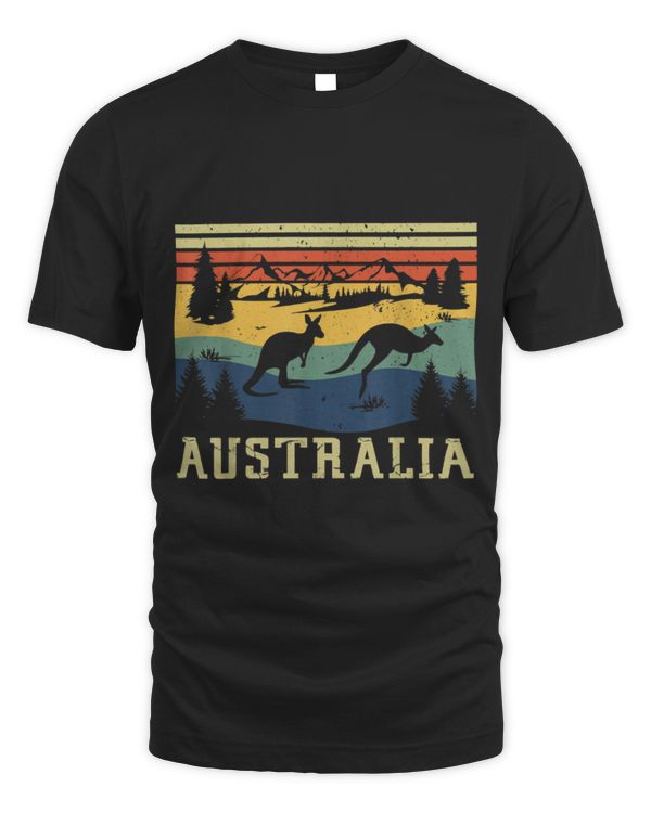 Kangaroo Pet Vintage Jump Kangaroo Australia Day Australian 2