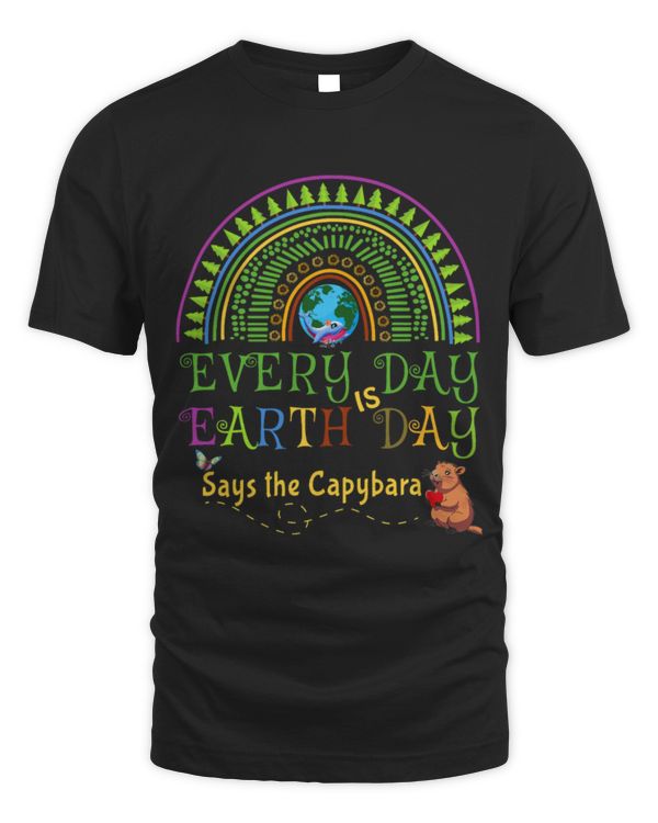 Capybara Pet Everyday Is Earth Day Capybara Climate Change Save Planet