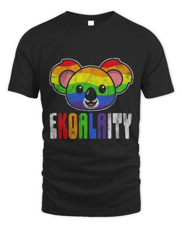 Koala Pet Bear LGBT Flag Ekoalaity Gay Lesbian Pride Vintage