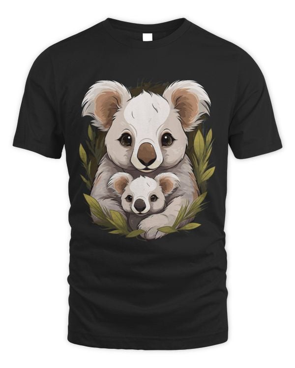 Koala Pet Bear Mom Baby Wildlife Animal Lover Print Art 3