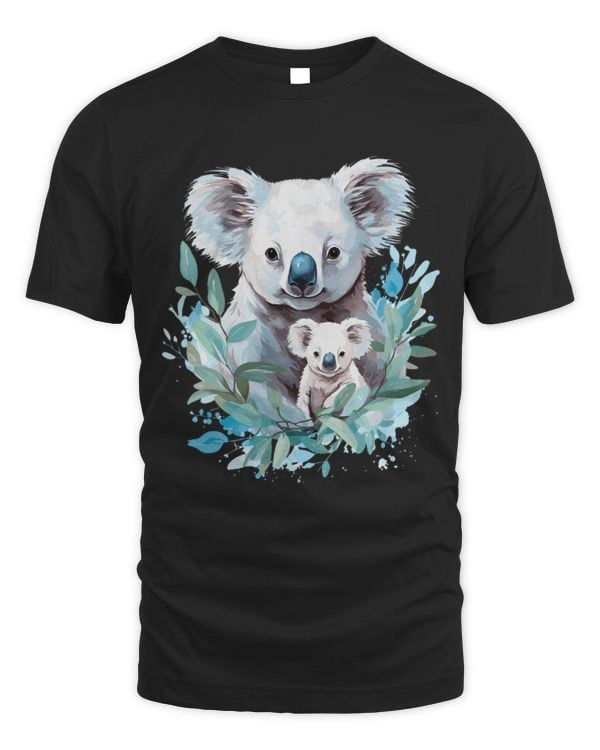 Koala Pet Bear Mom Baby Wildlife Animal Lover Print Art 4