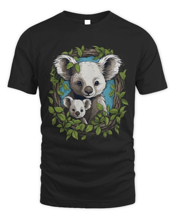 Koala Pet Bear Mom Baby Wildlife Animal Lover Print Art 7