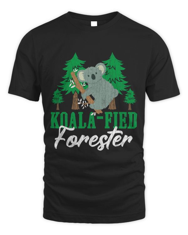 Koala Pet Forester Funny Lumberman Forestry Lover Graphic
