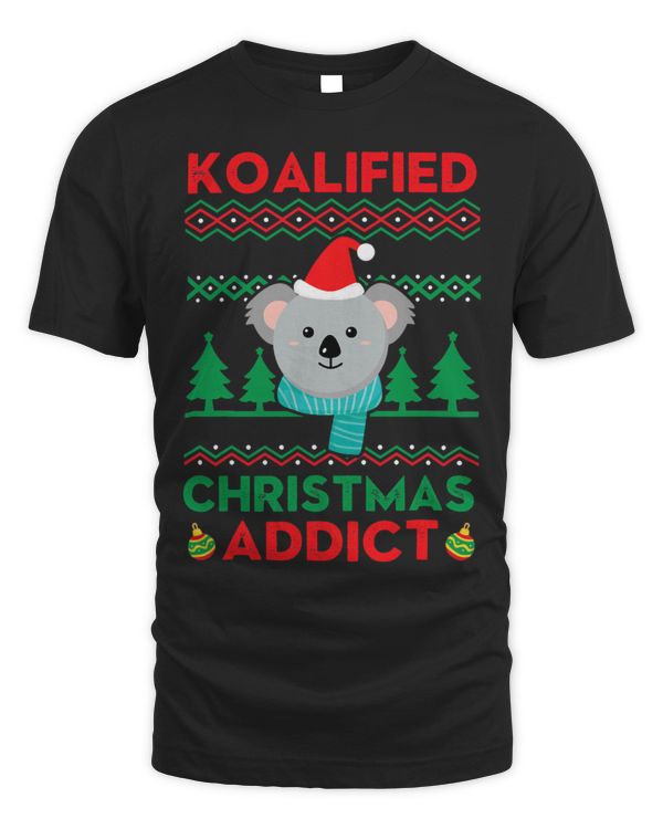 Koala Pet Christmas Addict Cute Koala Funny Christmas Puns
