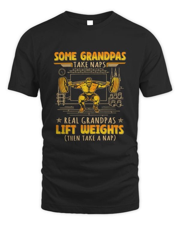 Some grandpas take naps - Real grandpas Lift weights