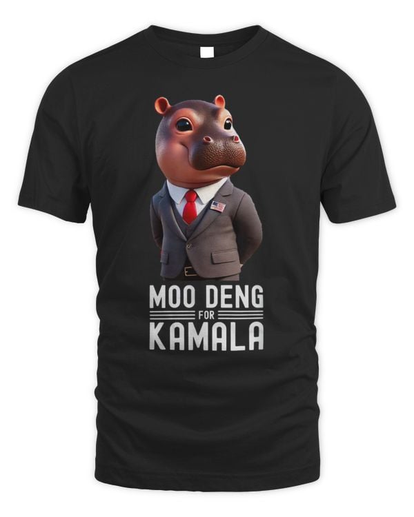 Hippo Pet Moo Deng for Kamala Harris President Baby Pygmy Hippo