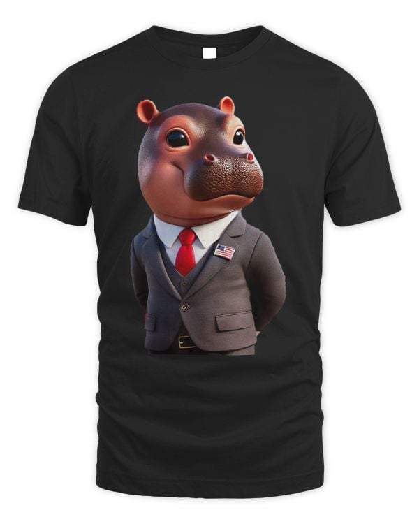 Hippo Pet Moo Deng for President Baby Pygmy Hippo