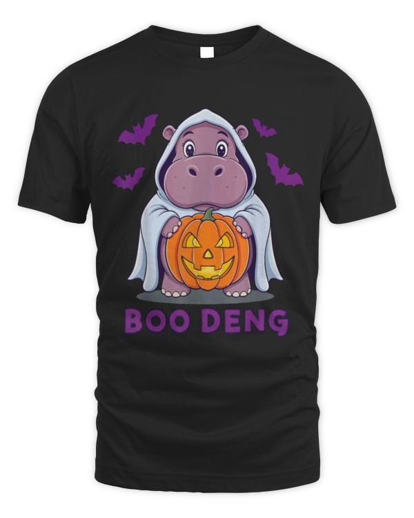 Hippo Pet Moo Deng Cute Baby Pygmy Hippo Funny Moo Deng Halloween 11