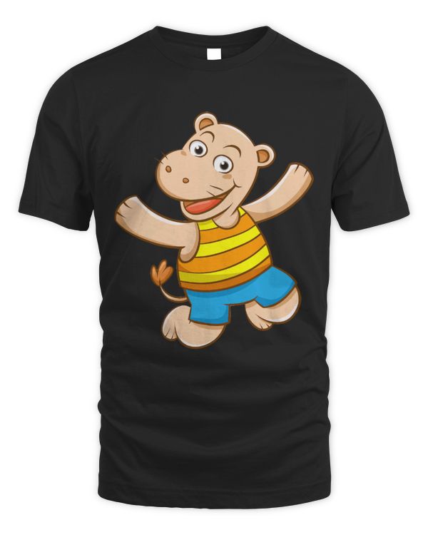 Hippo Pet Cartoon Art