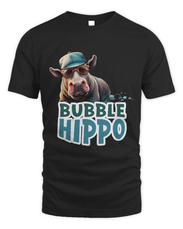 Hippo Pet Bubble Hippo Funny Hippo farts a whirlpool