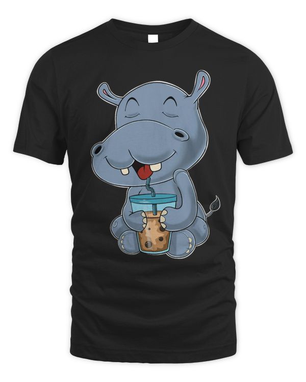 Hippo Pet Bubble Tea Kawaii Hippo I Boba Tea Otaku Hippo