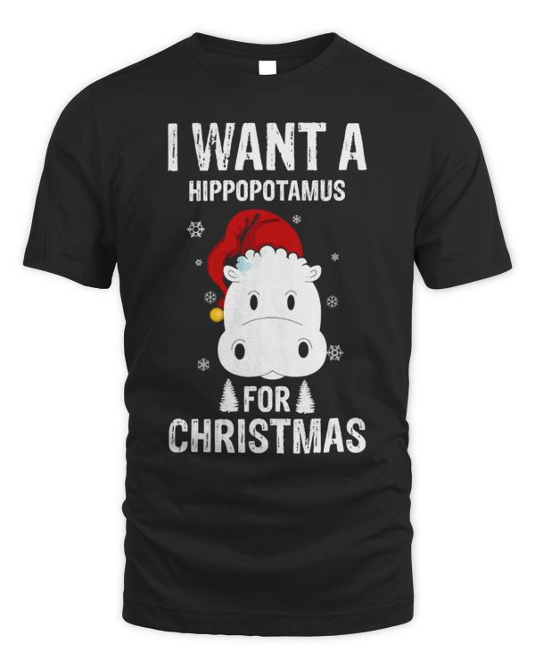 Hippo Pet I Want A Hippopotamus For Christmas Pajama Xmas