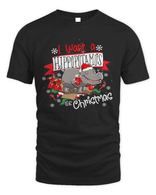 Hippo Pet I Want A Hippopotamus For Christmas Pajama Kids Women