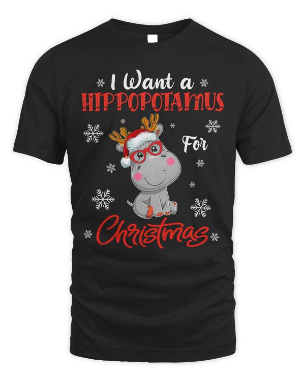 Hippo Pet I Want A Hippopotamus For Christmas Lights Hippo Xmas Pajama 68