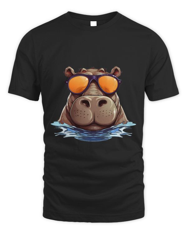 Hippo Pet Cool Hippo with Sunglasses for funny Animals Costume