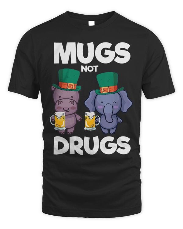 Hippo Pet Mugs Not Drugs Hippo Elephant St Patrick Day Outfits