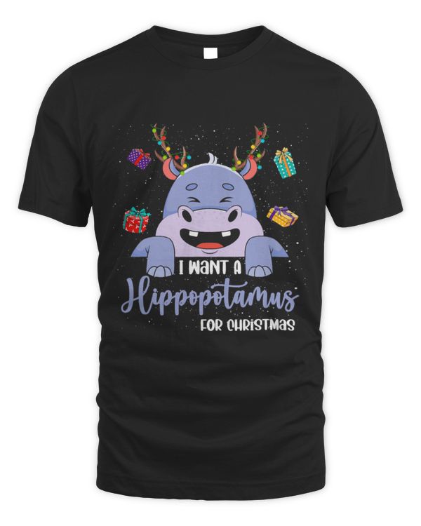 Hippo Pet I Want A Hippopotamus For Xmas Hippo Merry Christmas