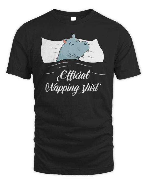 Hippo Pet Sleeping Hippo Hippopotamus Lover Official Napping