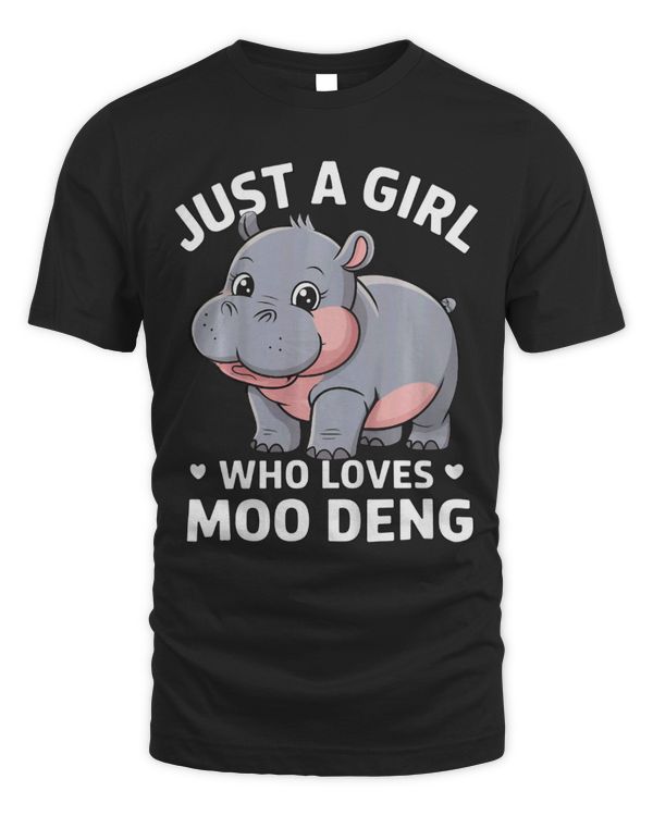 Hippo Pet Kids Cute Baby Hippo Viral Just A Girl Who Loves Moo Deng Kids