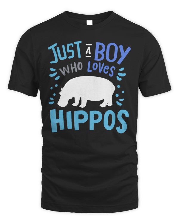 Hippo Pet Kids Hippo Hippopotamus Just A Boy Who Loves Hippos