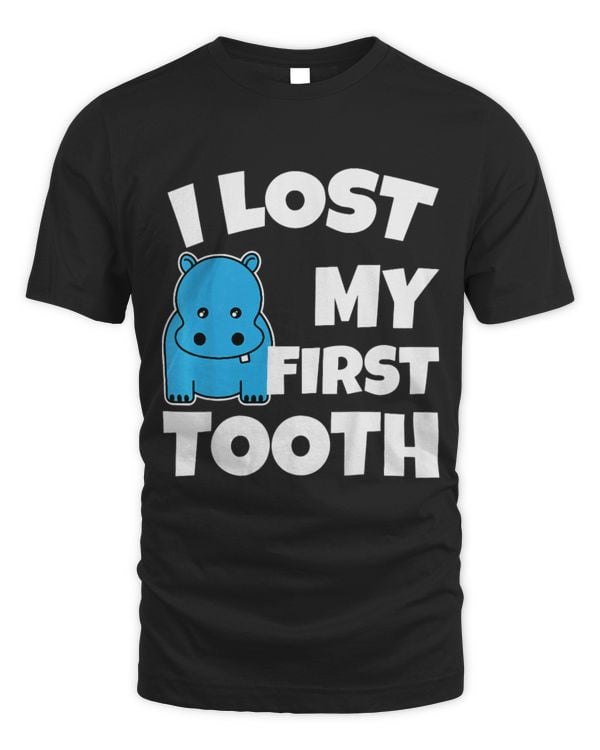 Hippo Pet Kids I Lost My First Tooth Funny Hippo Tooth Fairy