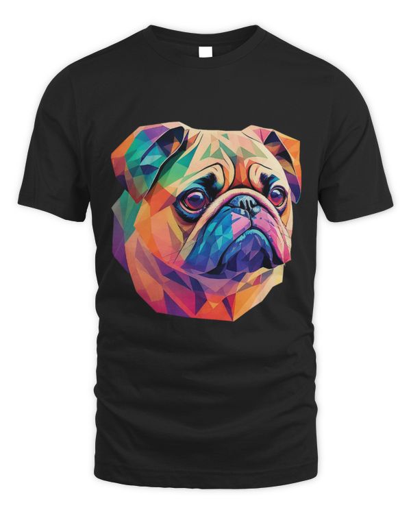 Pug Dog Polygon Art Dog Breed Dog Pug Pet Pugs