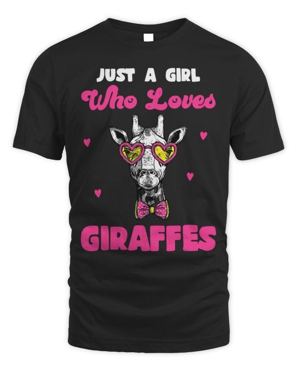 Giraffe Pet Just a Girl who loves Giraffes Giraffes with Sunglasses 141